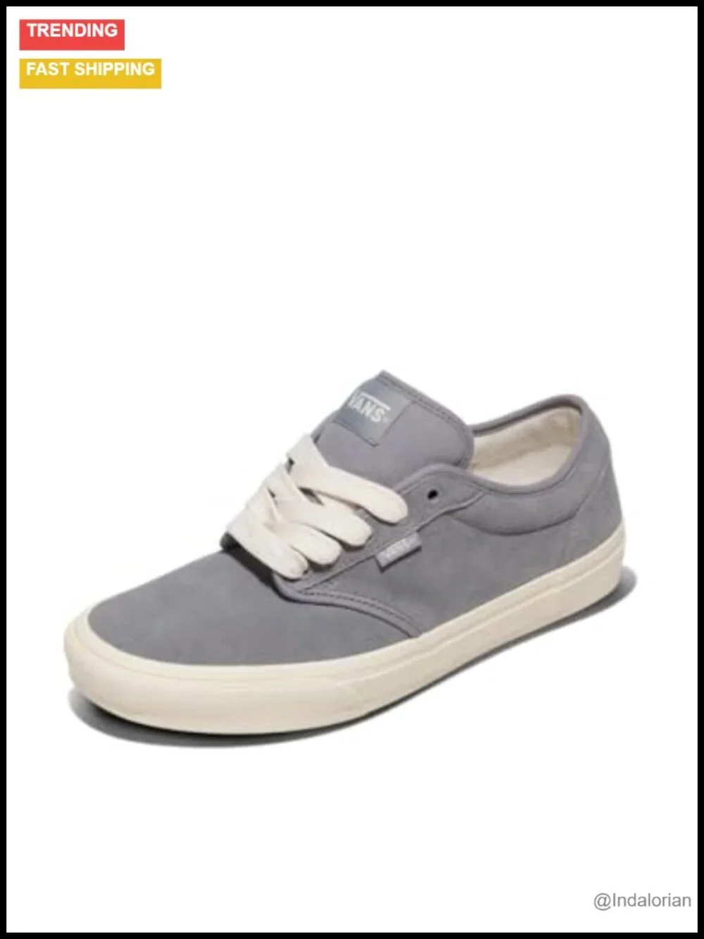 Vans Men's Atwood Low-Top Canvas Sneakers Lace-Up Comfort